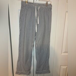 UGG Grey and White Striped Pants